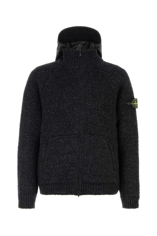 STONE ISLAND Women’s Cotton Fleece Hoodie Sw L2S15 5100015 S0N18 V0029 BLACK DOM