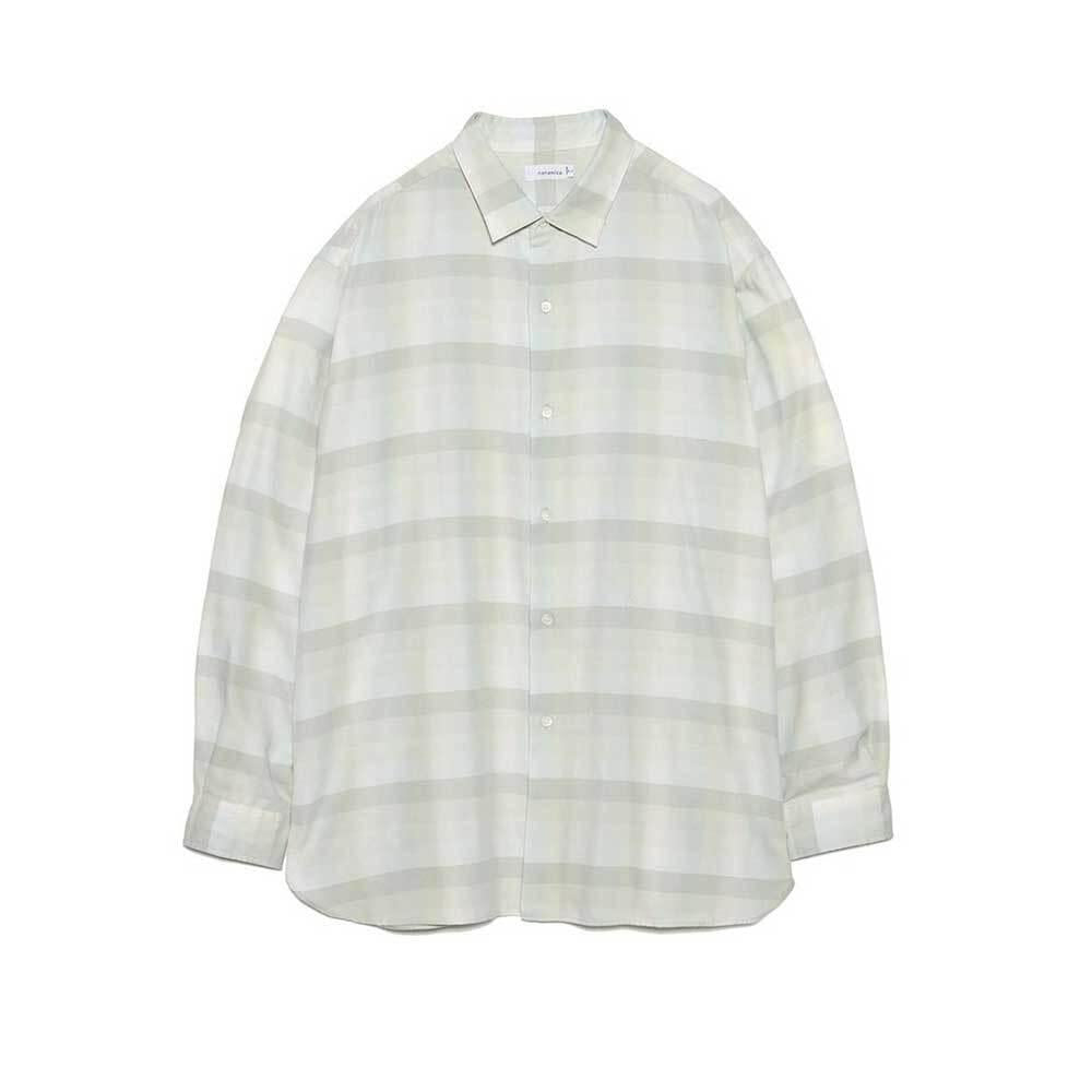 nanamica Regular Collar Wind Long Sleeve Shirt S26SG059E LK