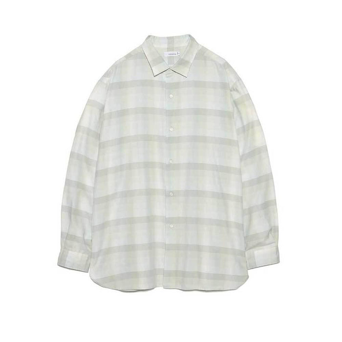 nanamica Regular Collar Wind Long Sleeve Shirt S26SG059E LK