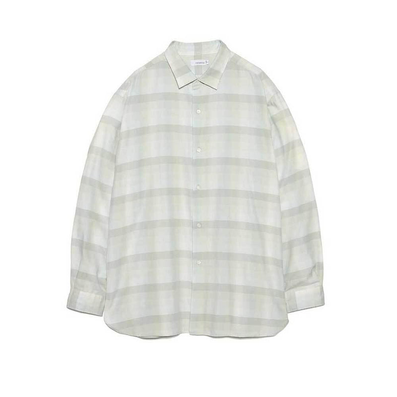 nanamica Regular Collar Wind Long Sleeve Shirt S26SG059E LK