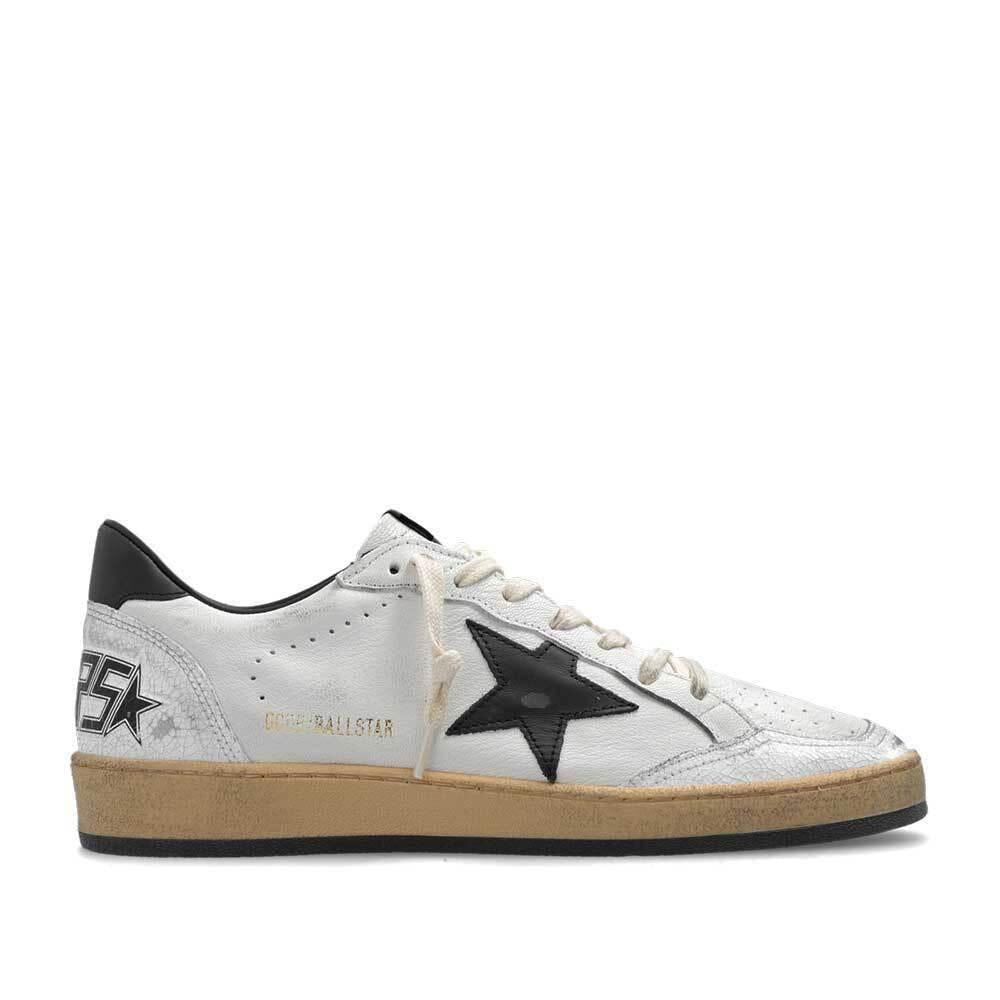 GOLDEN GOOSE Women’s Ball Star Low-Top Sneakers White Leather