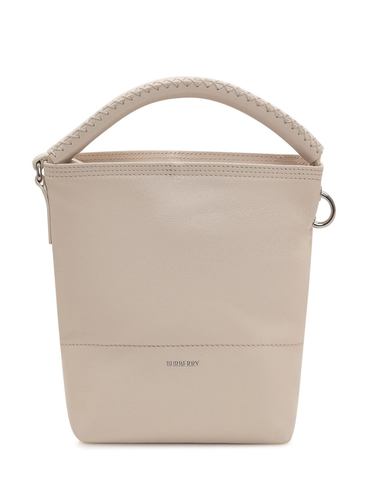 BURBERRY Leather Shoulder Bag Black