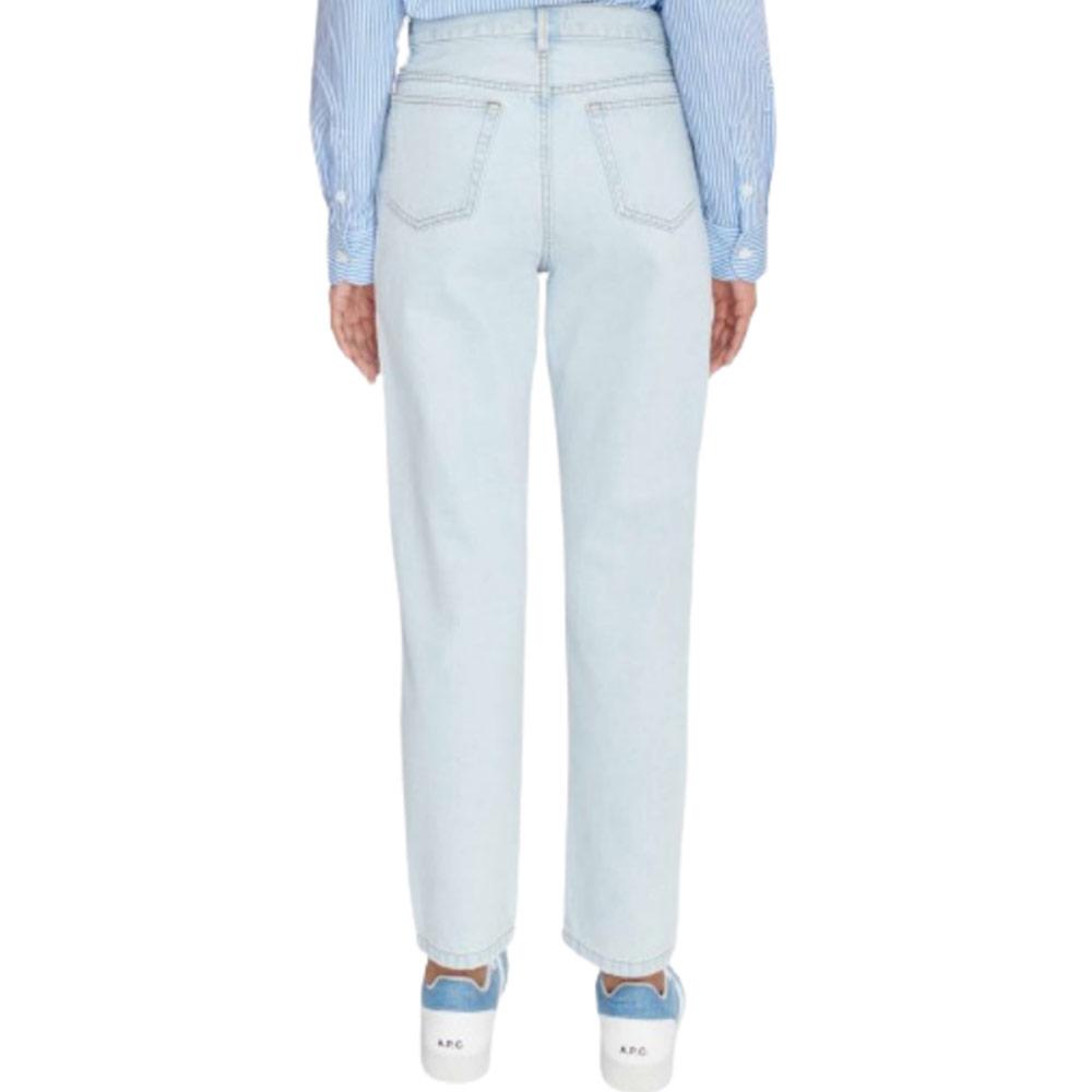 A.P.C. Women’s Martin Light Wash Denim Jeans F09122 AAF