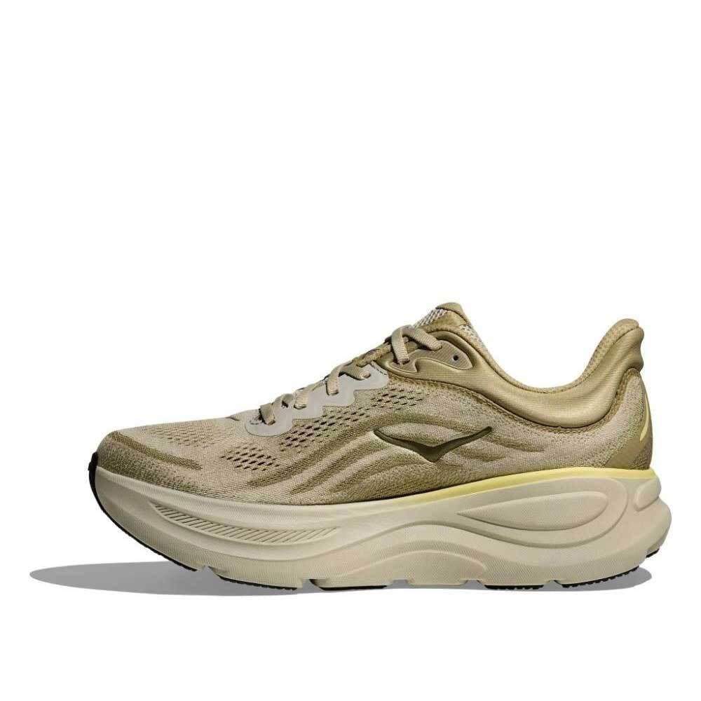 HOKA Bondi 9 Running Shoes Men’s Low-Top Sneakers Gray/Silver 1162011 GSSL