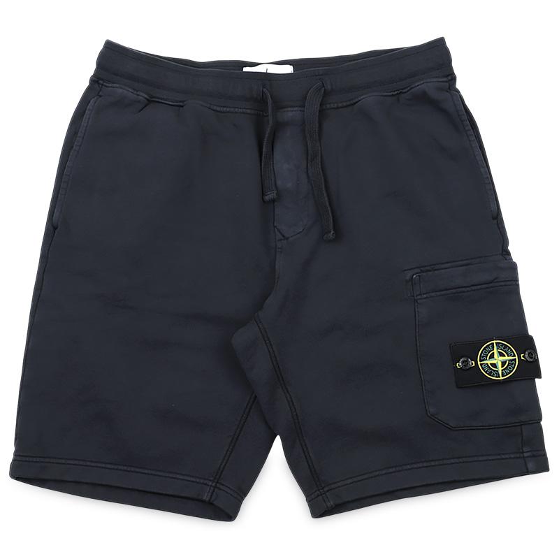 STONE ISLAND Men’s Cotton Patch Logo Navy Shorts