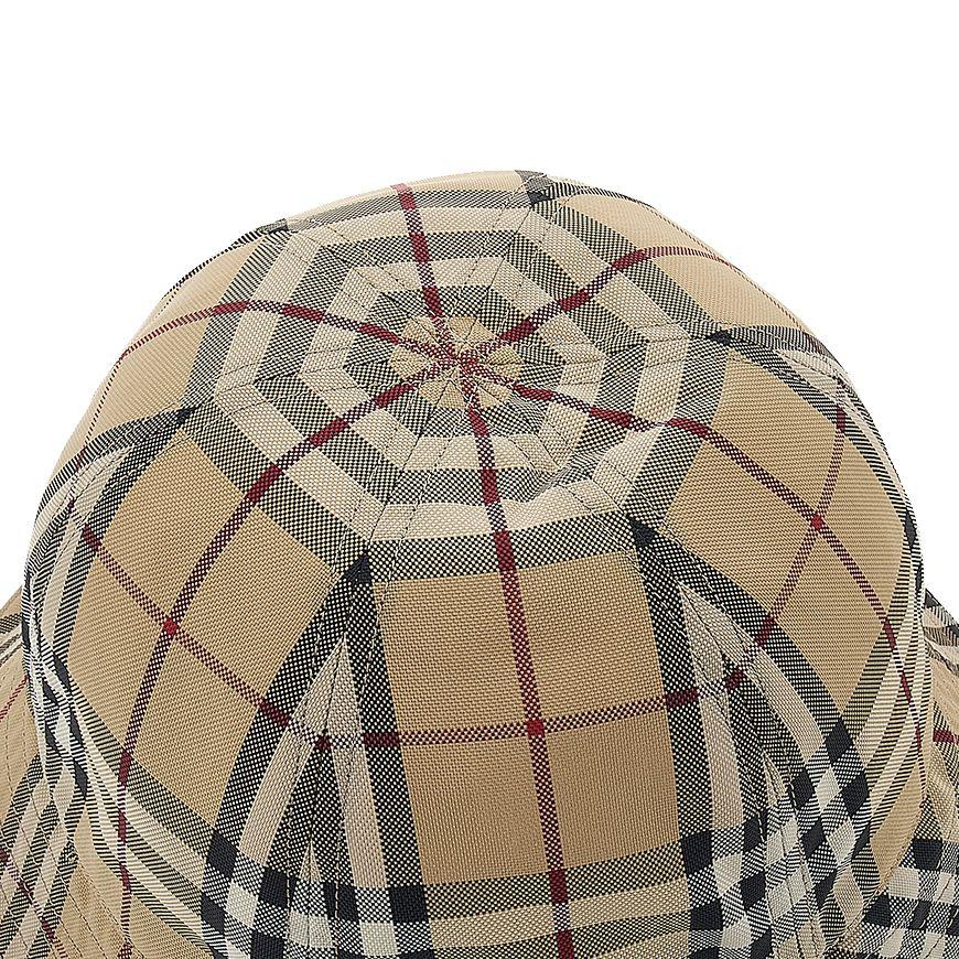BURBERRY Vintage Check Nylon 6-Panel Bucket Hat Unisex