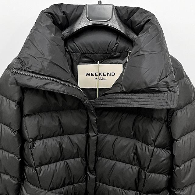 Max Mara Quilted Belted Puffer Jacket Black Women’s