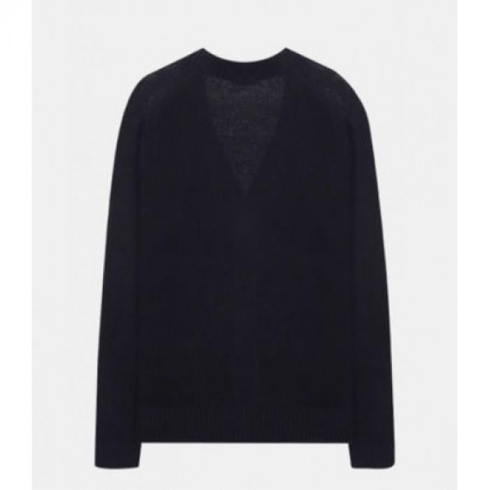 Maison Kitsune Baby Fox Patch Cosy Cardigan Men’s Knit Round HM00501 KT1006 P480