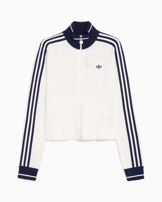 Adidas Women’s Track Jacket KX6899 OFF WHITE NIGHT INDIGO DOM