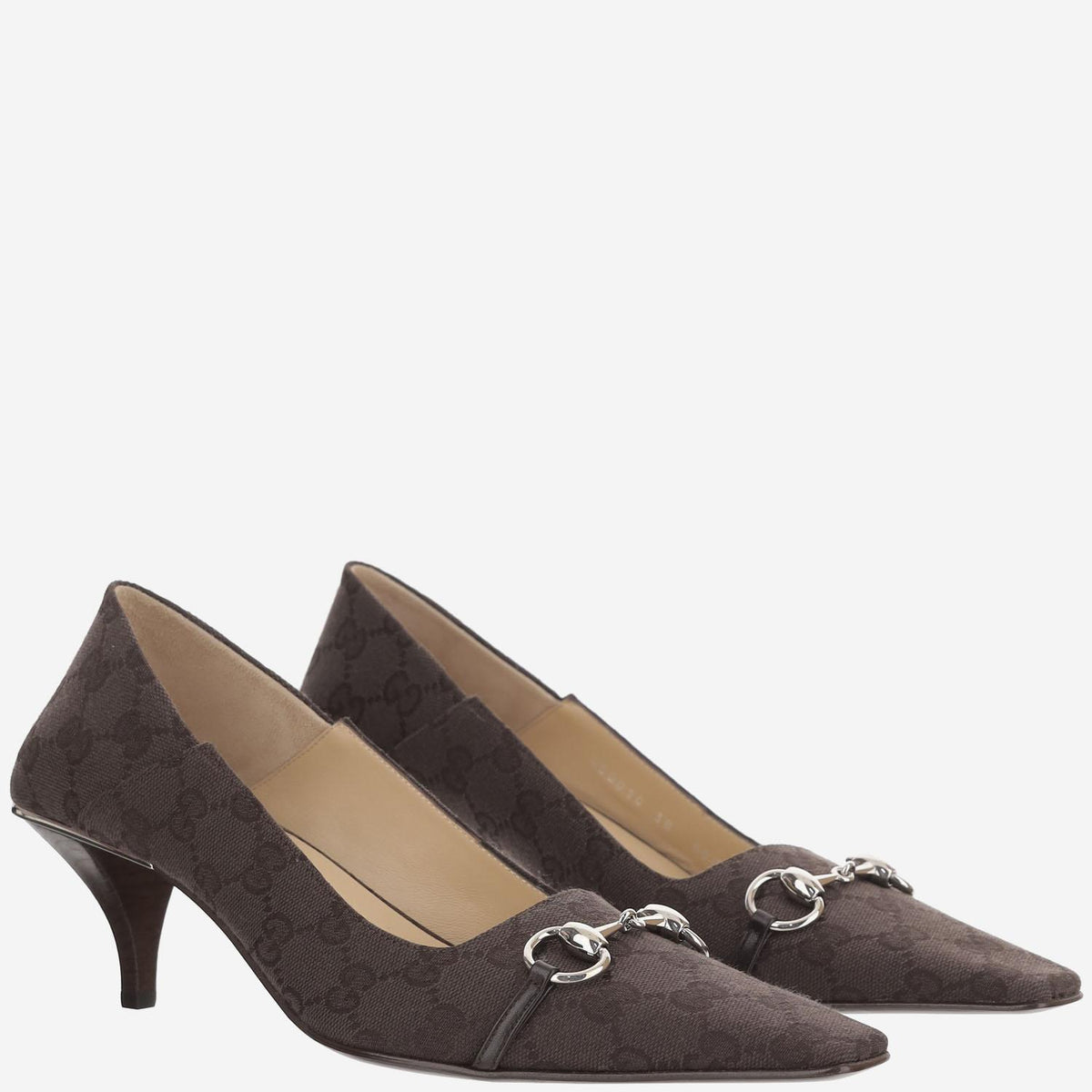 GUCCI Black Leather Mary Jane Pumps