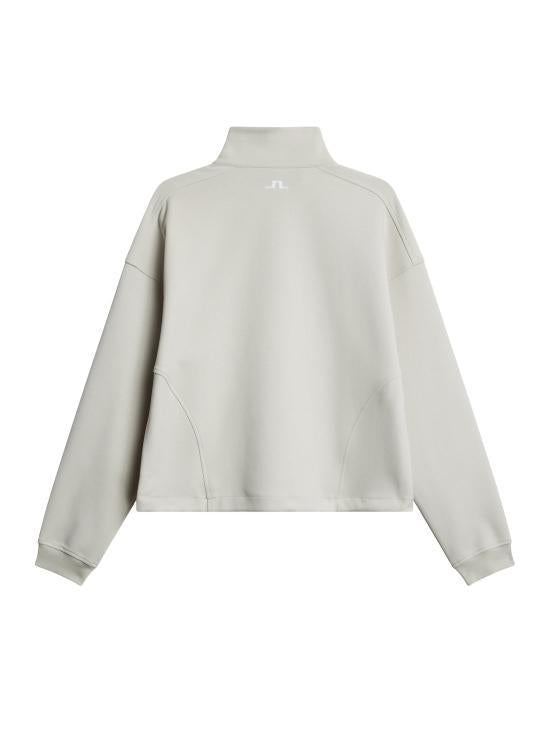 J LINDEBERG Women’s Hooded Sweatshirt AWJS12706U029 MOONBEAM DOM