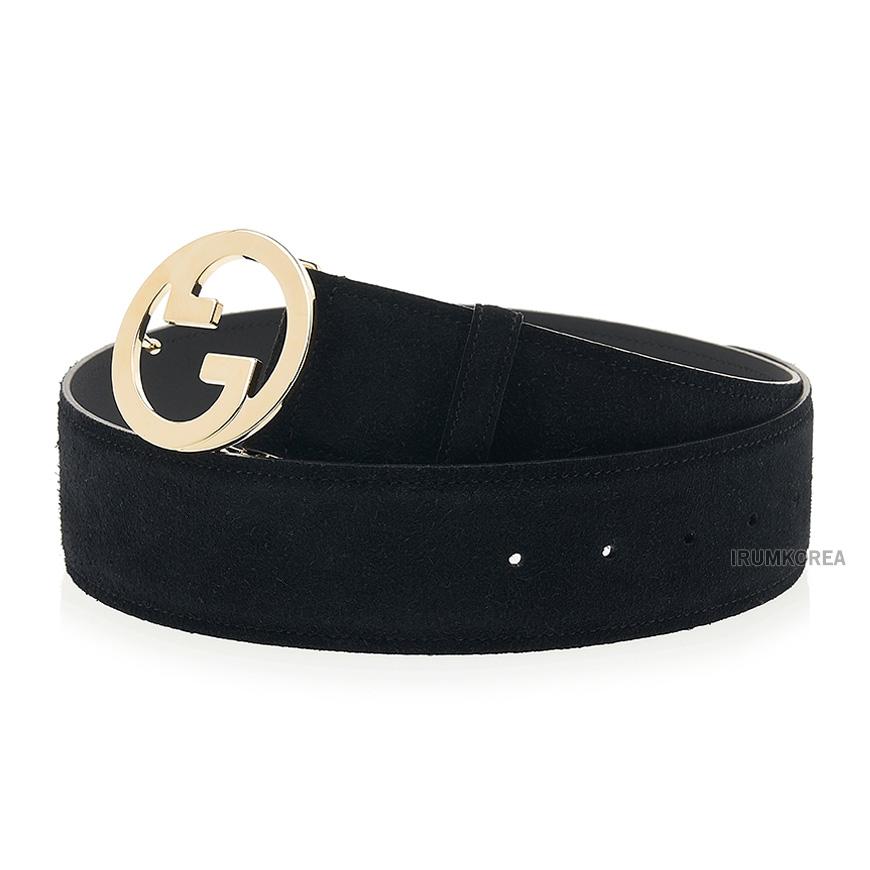 GUCCI Metal Logo Buckle Women's Belt 698598 CA00G 1000 2