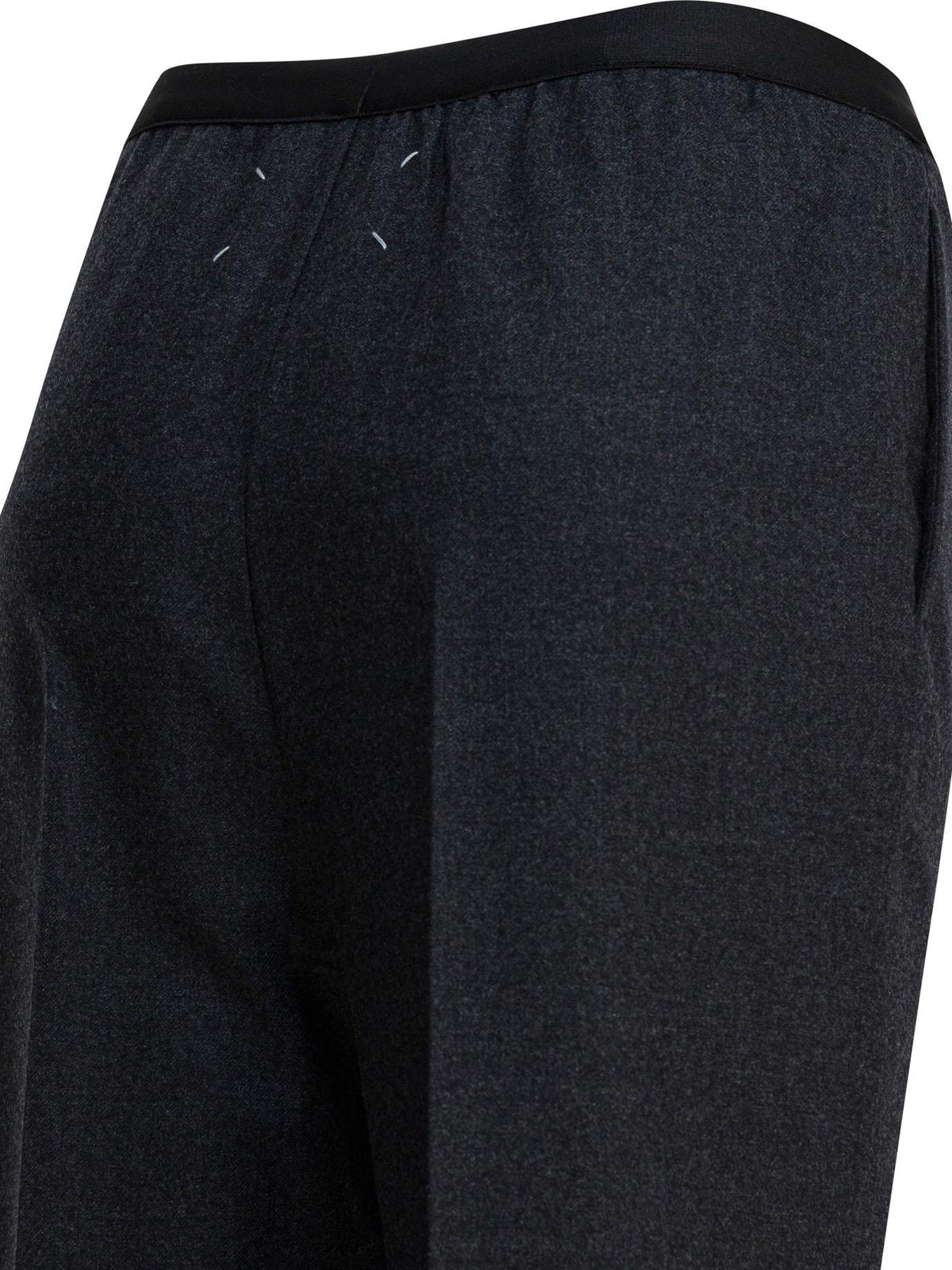 Maison Margiela Black Wool Classic Trousers