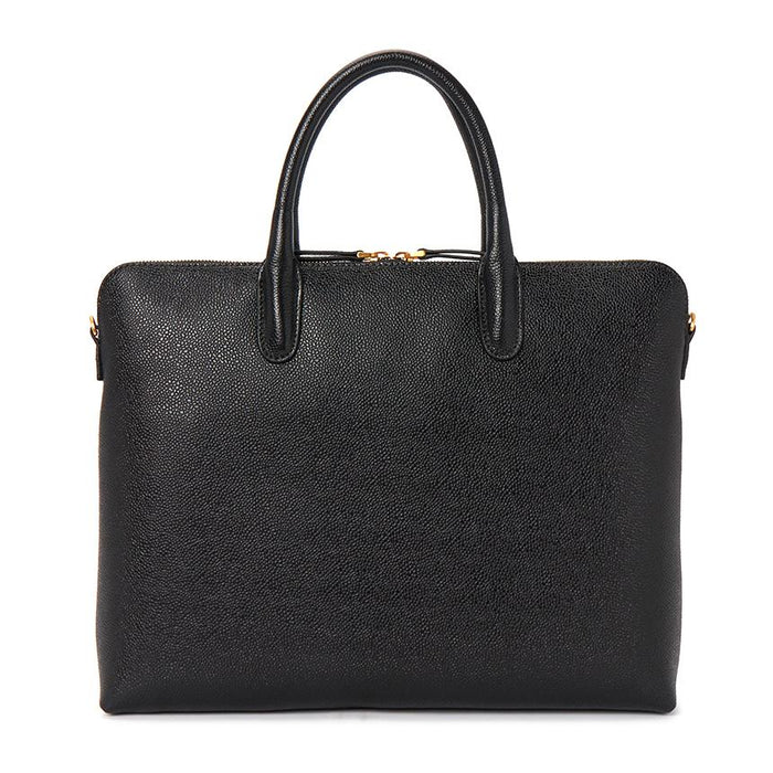 THOM BROWNE Men’s Leather Briefcase Bag MAG444A 00198 001