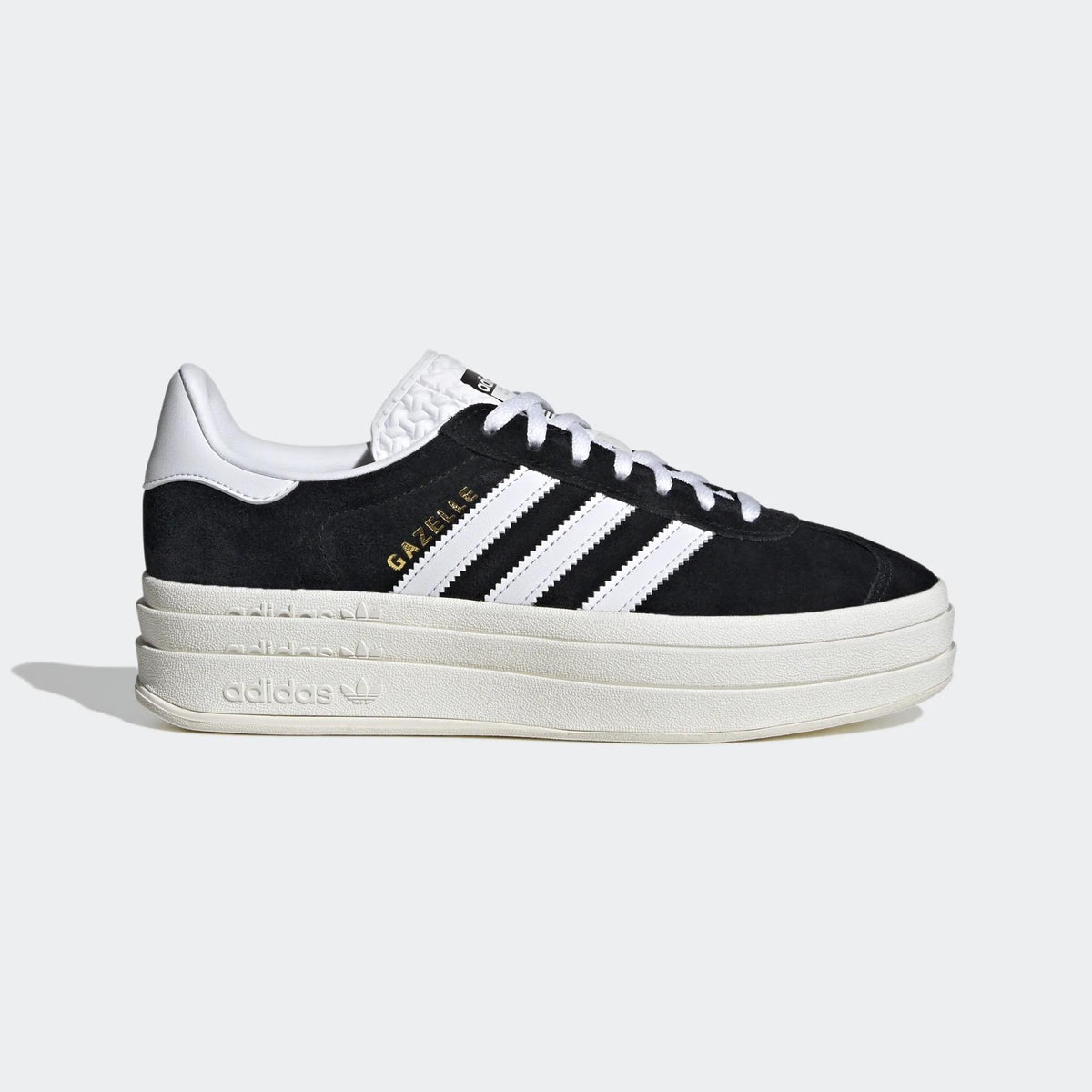 Adidas Gazelle Bold Core Black Cloud White Women’s Low-Top Sneakers HQ6912