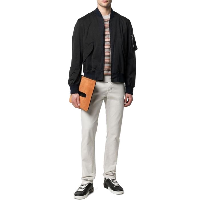 Ten C Black Bomber Jacket 22CTCUC04064 A06105 999