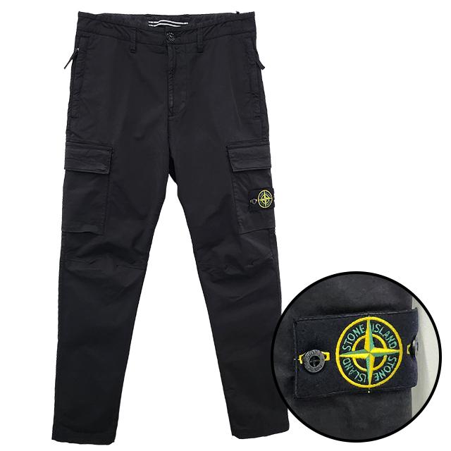 STONE ISLAND Supima Cotton Woven Patch Cargo Pants A0029