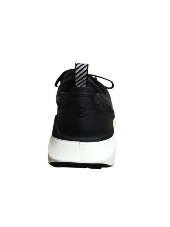 ecco Men's Black Bright White Sneakers