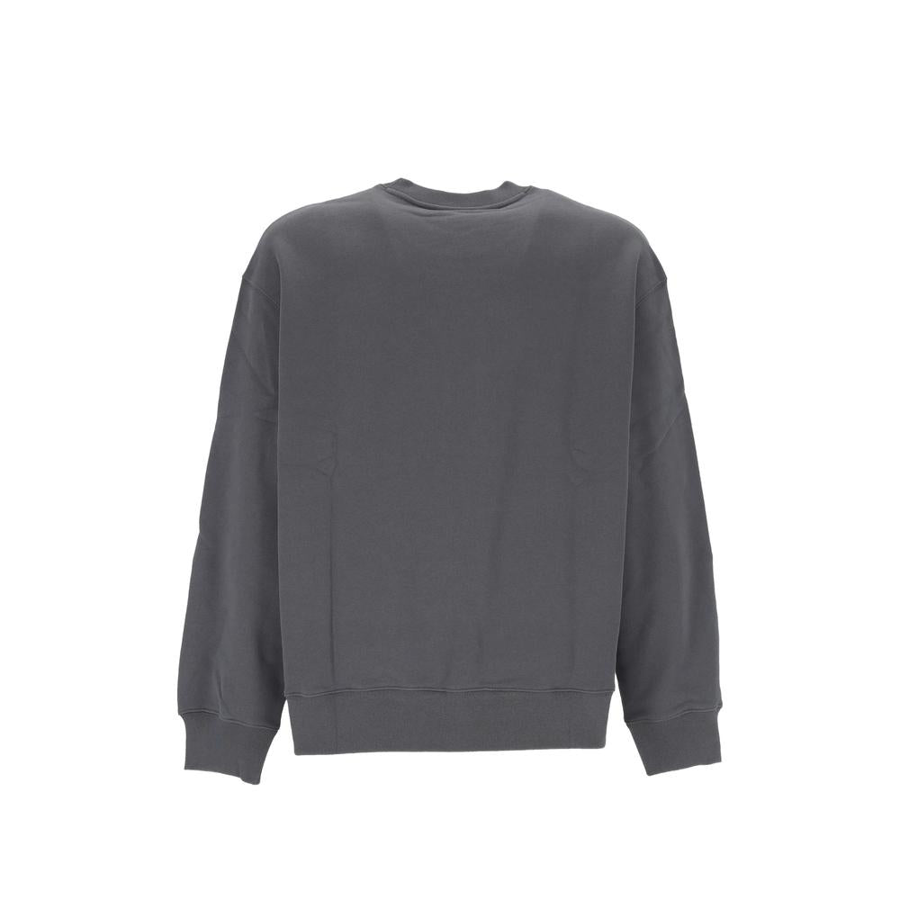 Maison Kitsune Green Cotton Logo Sweatshirt for Men