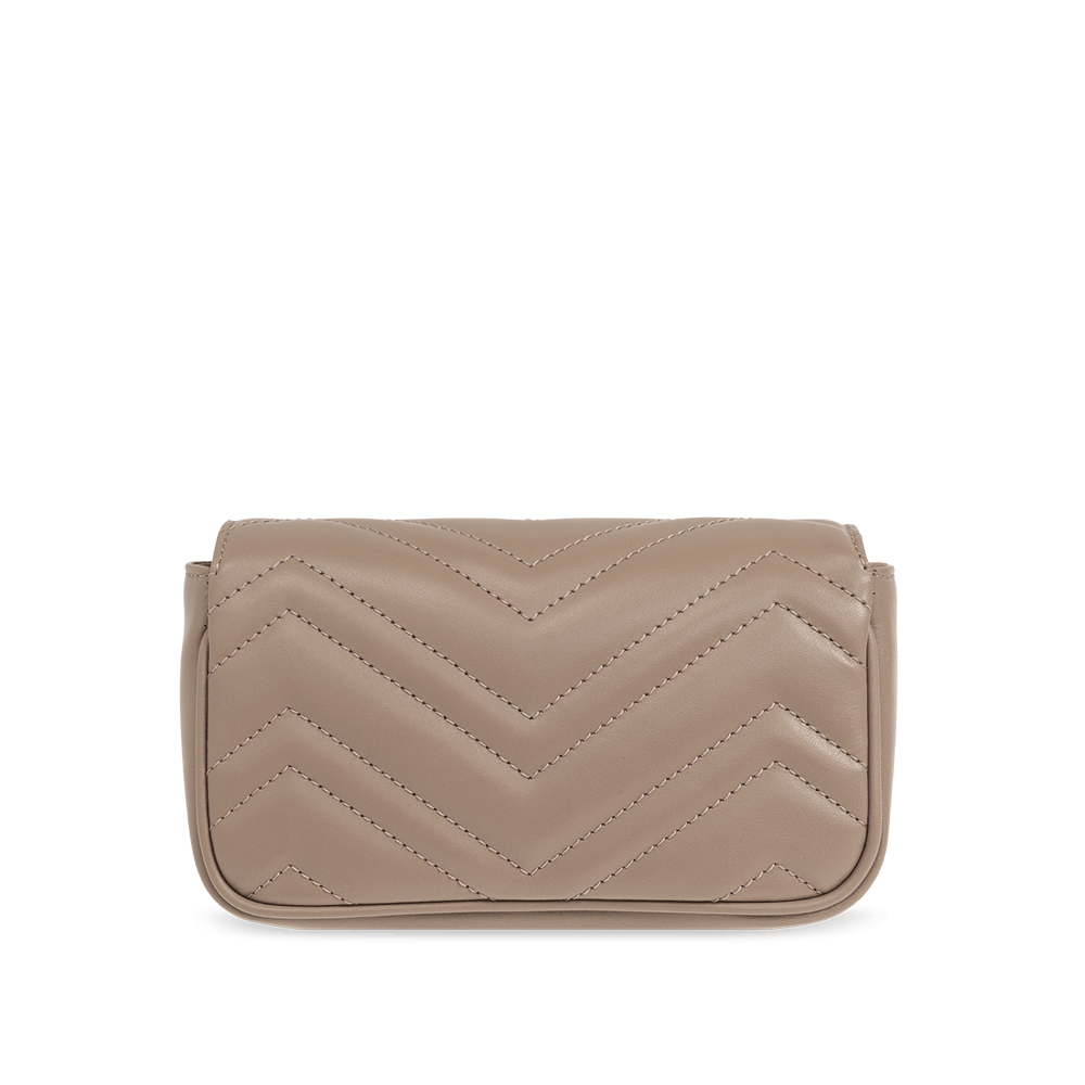 GUCCI Mini Marmont GG Leather Shoulder Crossbody Bag Women 476433