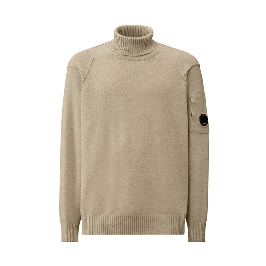 CP Company Men’s GRS Lambswool Turtleneck Knit Sweater 19CMKN166A 110149A M13