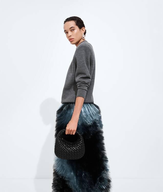 Bottega Veneta Intrecciato Baby Veneta Black Tote Bag