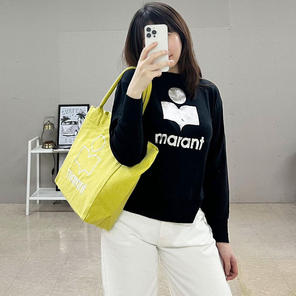 Isabel Marant Linen Sweatshirt Top KLOWIA TS0005FA A1N10E