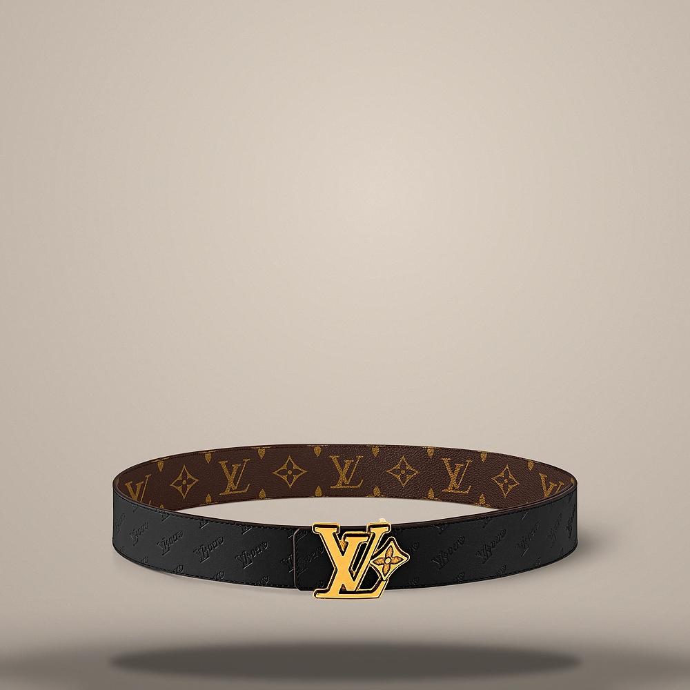 Louis Vuitton Monogram Reversible LV Flower 40mm Belt M4061