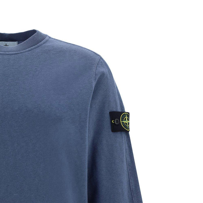 STONE ISLAND Marl Fleece Regular Fit Sweatshirt for Men