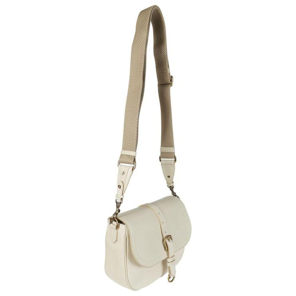 GOLDEN GOOSE Sally Medium Leather Shoulder Bag White