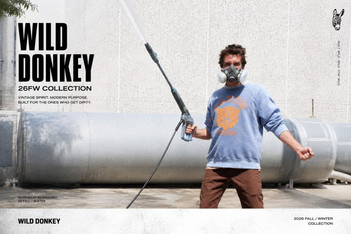 Wild Donkey Deep Navy Blue Steam Golf Crewneck Sweatshirt Unisex