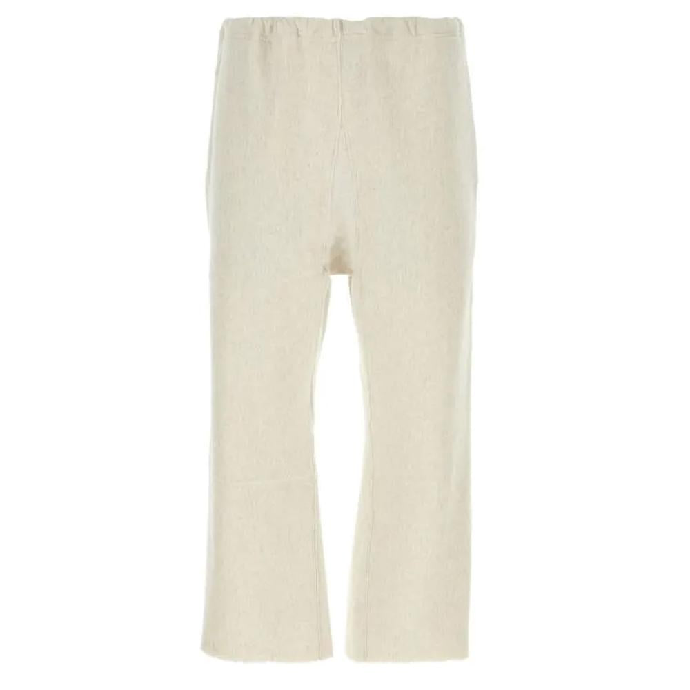 Maison Margiela Signature Back Stitch Logo Pants Ivory