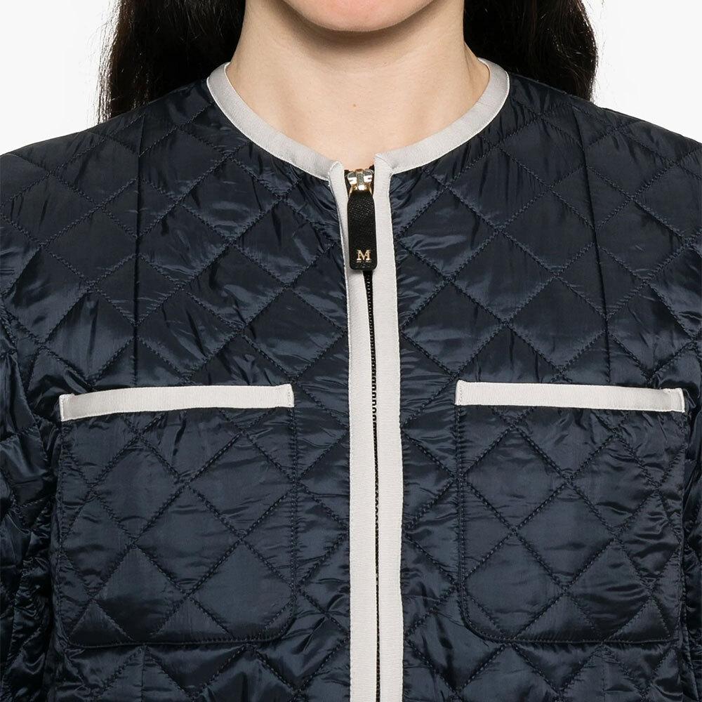Max Mara Celeste Quilted Jacket Navy 294860 14600