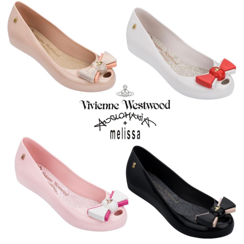 Vivienne Westwood Melissa Ultragirl Bow ORB Flat Shoes