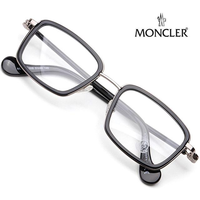 Moncler Acetate Square Eyeglass Frames Unisex Fashion Accessory ML5026 005