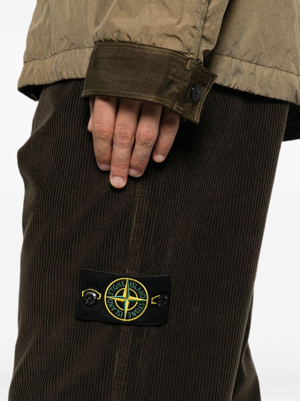 STONE ISLAND Gray Wool Blend Suit Trousers for Men