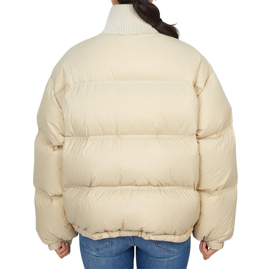 CELINE Women’s Puffer Jacket Down Coat Beige