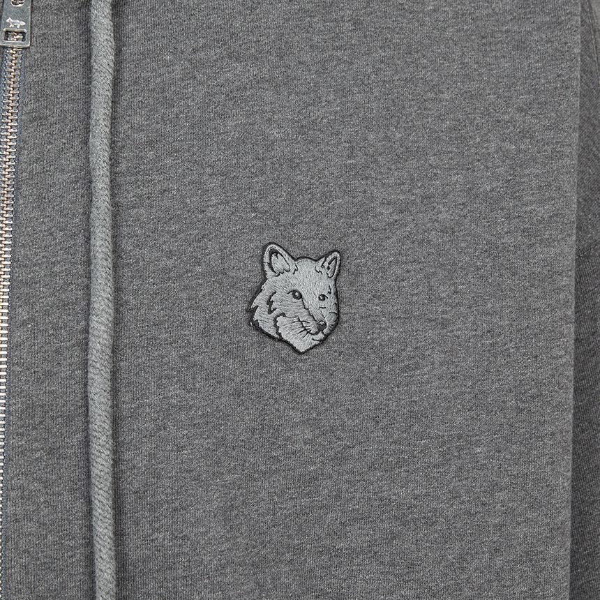 Maison Kitsune Fox Head Men’s Hooded Zip-Up Cardigan PM02138 KM0340 H170