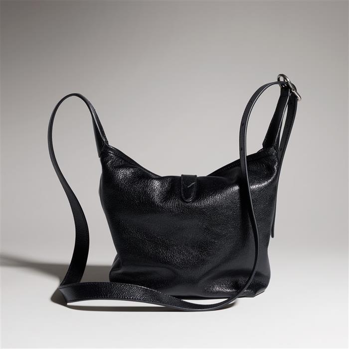 GUCCI Mini Shoulder Bag Black Leather Shoulder Bag