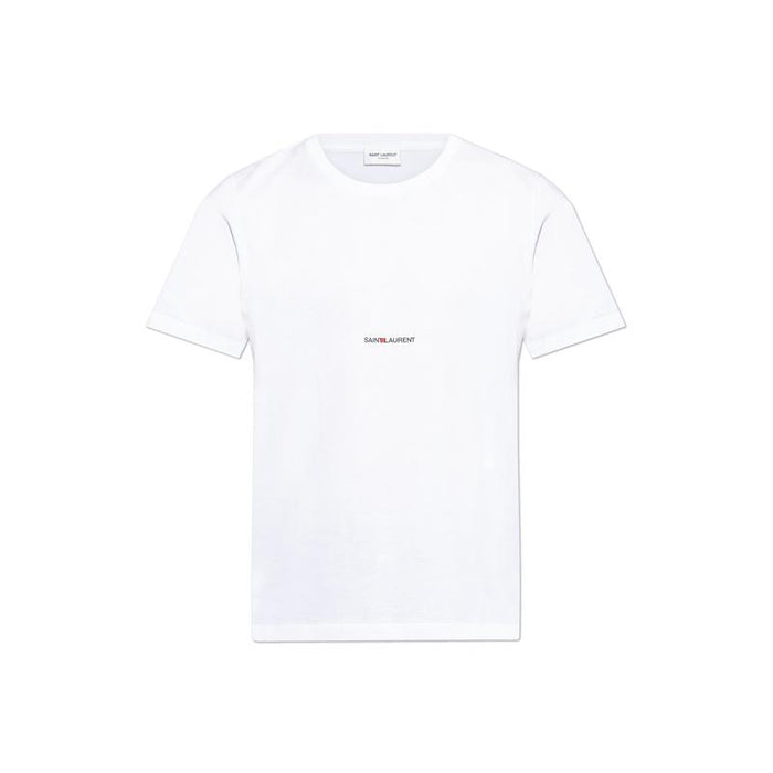 Saint Laurent Logo Short Sleeve T-Shirt Black Men