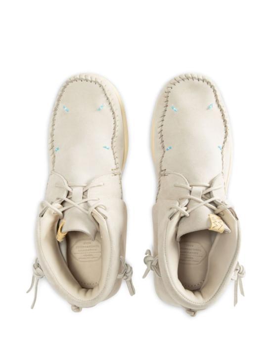 Visvim Leather Work Boots for Men 0124202002002 SAND DOM