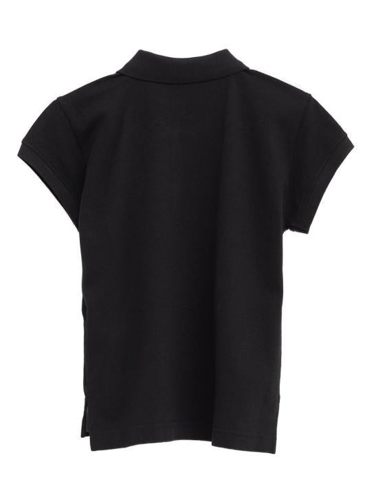 BALENCIAGA Black Cotton Polo Shirt 858098 TTVT 8107