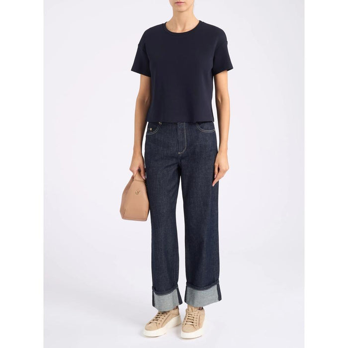 Max Mara Women’s Roll-Up Denim Jeans Blue