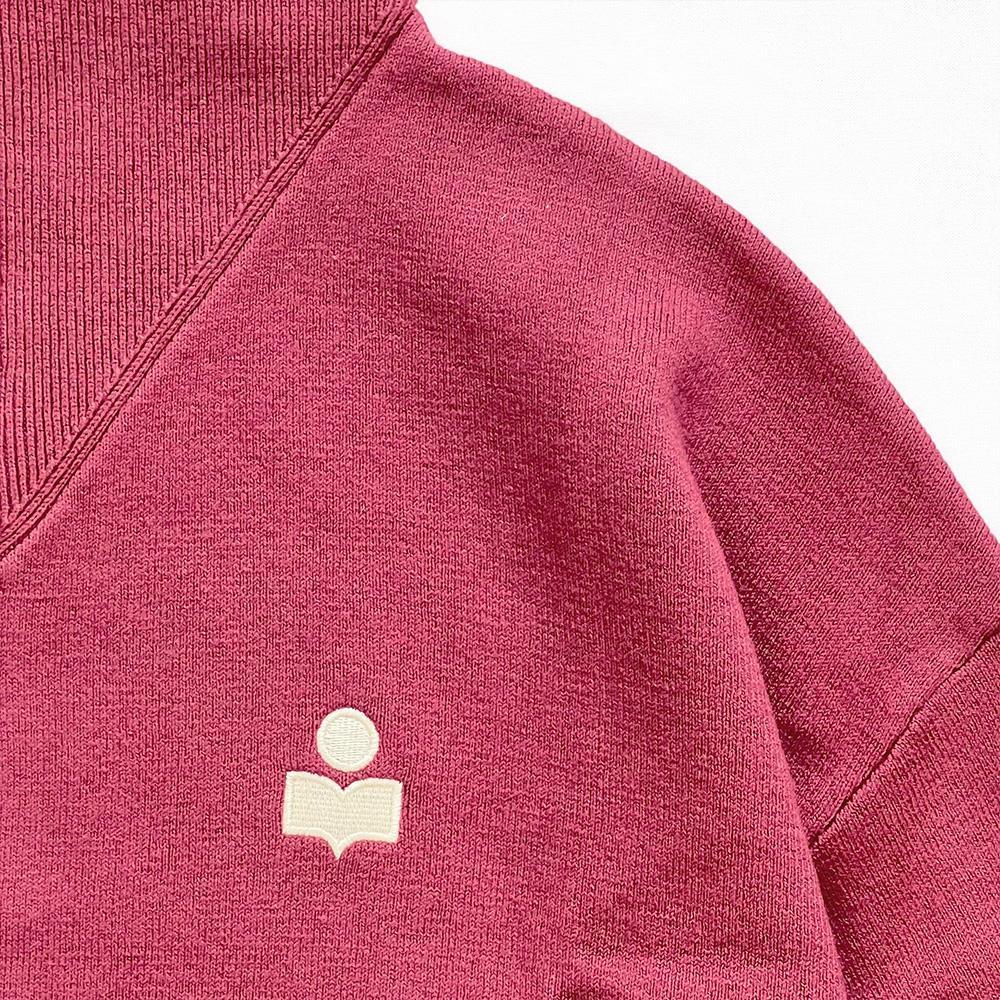 Isabel Marant Antique Pink Axel Zip-Up Cardigan CA0004FBA3L75E 40AK