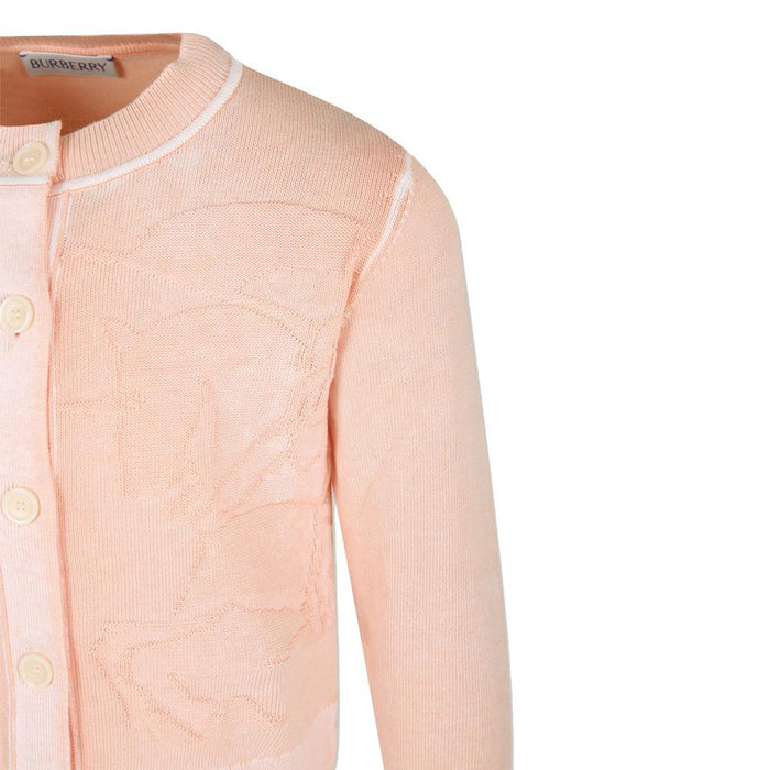 BURBERRY Dusty Pink Button Cardigan Women