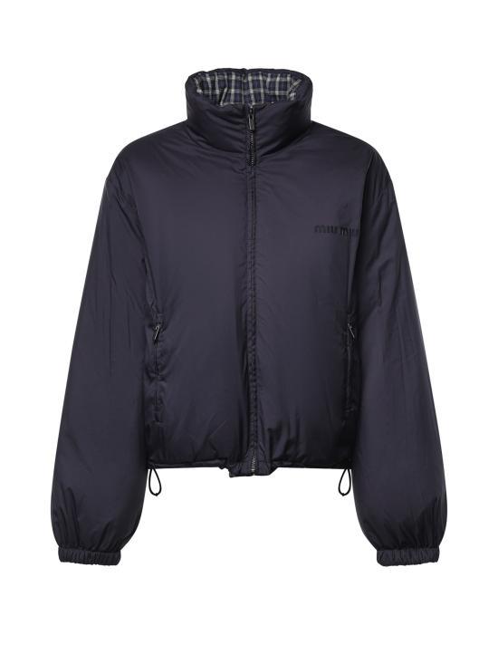 Miu Miu Blue White Down Puffer Jacket