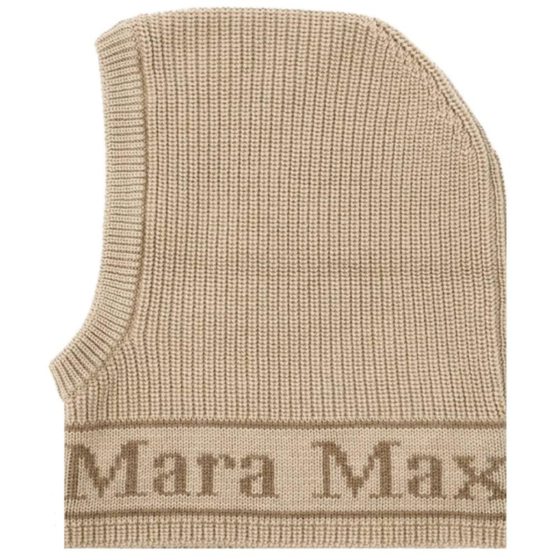 Max Mara Wool Balaclava Brown Beanie