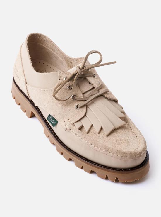 PARABOOT THIERS Lace-Up Dress Shoes Sand Suede Men’s
