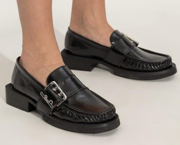 GANNI Feminine Buckle Loafers s2534