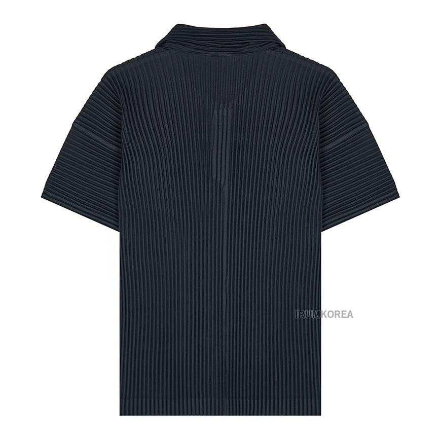 Issey Miyake Homme Plissé Men’s Pleated Polo T-Shirt HP58JM530 15